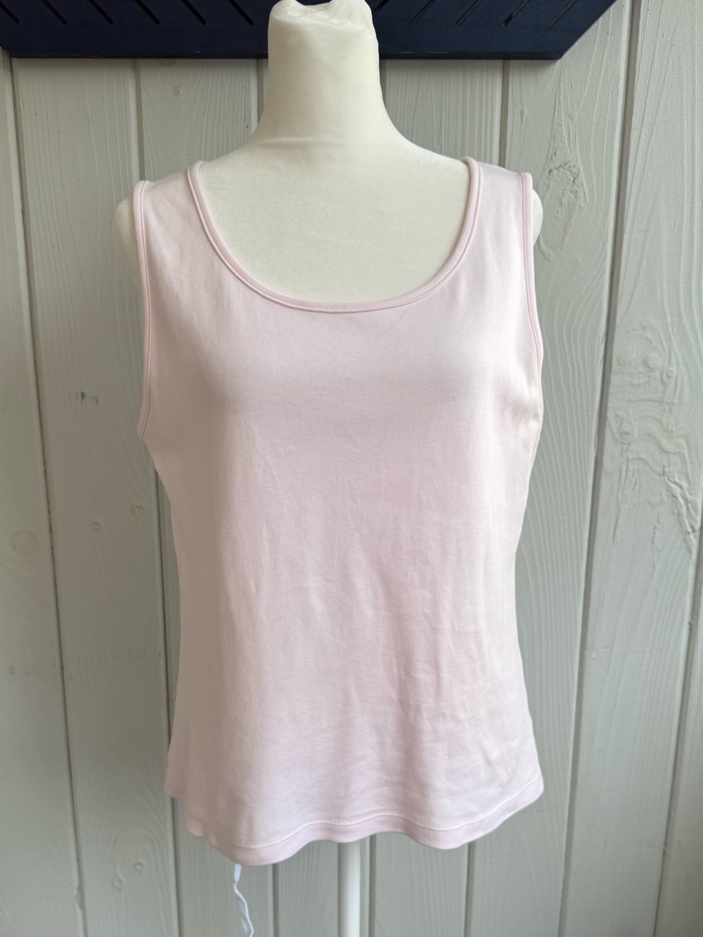 Jones New York Light Pink Scoop Neck Tank Top